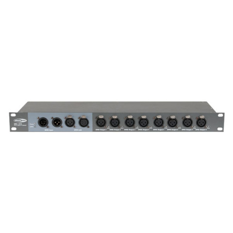 DB-1-8/RDM 8-kanałowyl DMX splitter/booster