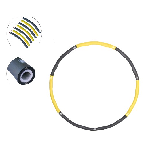 HULA HOOP,SKŁADANE Z WYPUSTKAMI, PIANKOWE