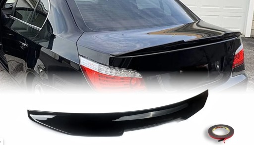 Tylny spojler BMW E60 PSM Style w kolorze czarnym, błyszczącym