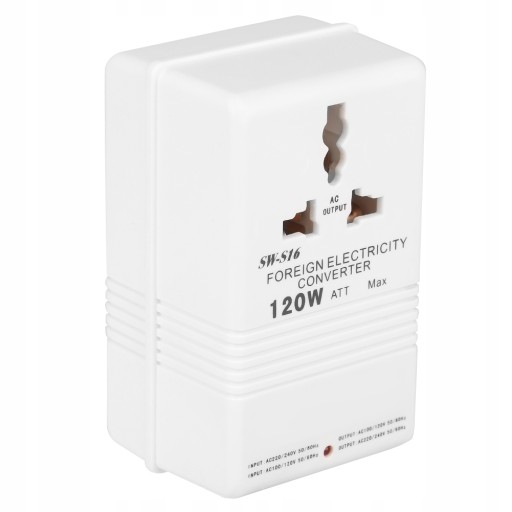 transformator SW-S16 Adapter 110 V na 220 V