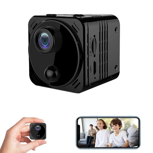 KAMERA MINI WLAN 4K HD 3500MAH DŁUGI CZAS PRACY BATERII Z PAMIĘĆ W CHMURZE