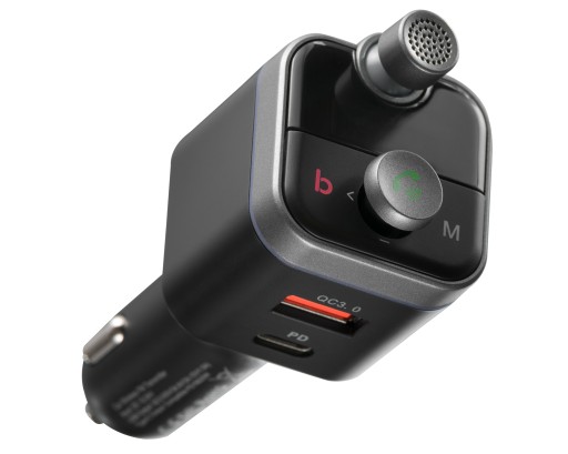 TRANSMITER FM BLUETOOTH + ZESTAW GŁOŚNOMÓWIĄCY