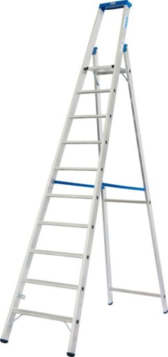 KRAUSE DRABINA WOLNOSTOJĄCA ALU 4,35m 1x10 STABILO