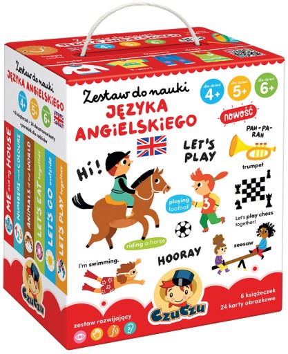 CZUCZU ZESTAW DO NAUKI JĘZYKA ANGIELSKIEGO 4 5 6 LAT 762596