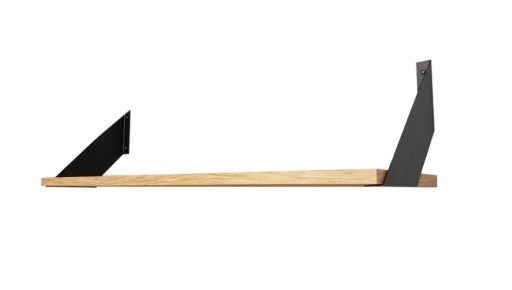 PÓŁKA WISZĄCA LOFT FLAT 60 CM DĄB OPCJE