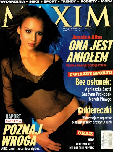 MAXIM 8 2002 Jessica Alba