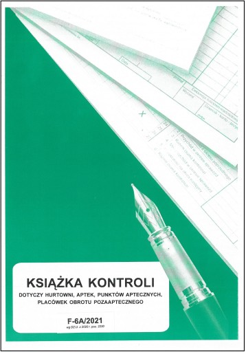 KSIĄŻKA KONTROLI INSPEKTORA FARMACEUTYCZNEGO