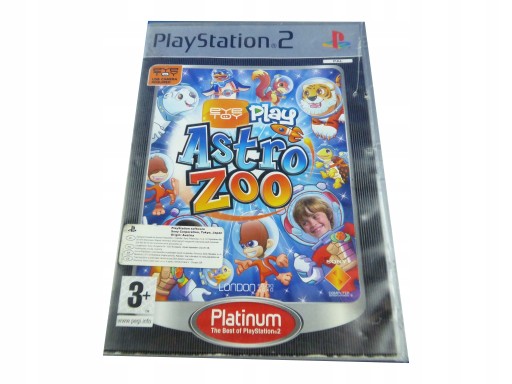 EYETOY PLAY ASTRO ZOO EYE TOY płyta bdb+ PS2 PL