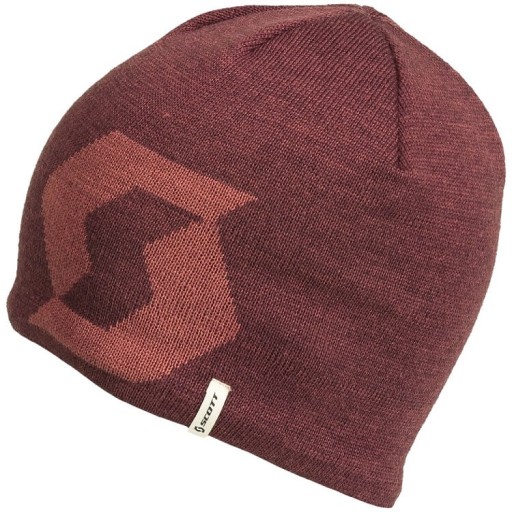 Czapka Scott Team 10 amaranth red/ochre red