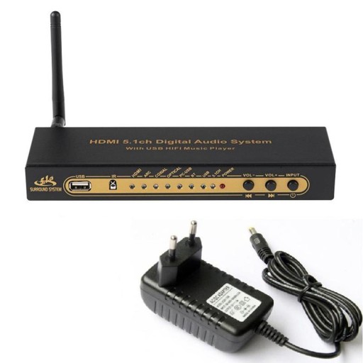 HD851BT DTS AC3 5.1 konwerter Audio dekoder HDMI