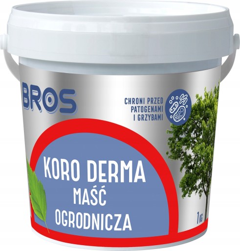 MAŚĆ OGRODNICZA NA RANY DRZEW KORO DERMA 1kg BROS