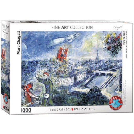 Puzzle 1000 Le Bouquet De Paris By Chagall 6000 -