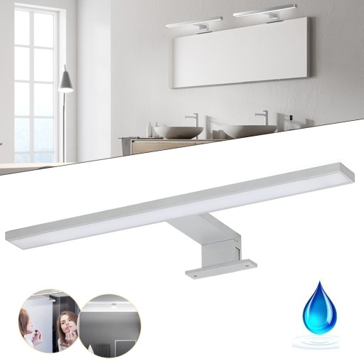 LUSTRO ŚWIATŁO 60CM 8W ŁAZIENKA ŚWIATŁO SZAFY ŚWIATŁO LUSTRO TOALETOWE