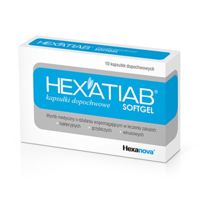 HEXATIAB - 10 kapsułek dopochwowych