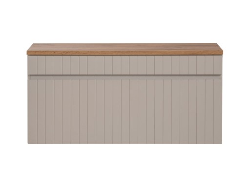 Szafka łazienkowa wisząca z blatem 100c kaszmirowa
