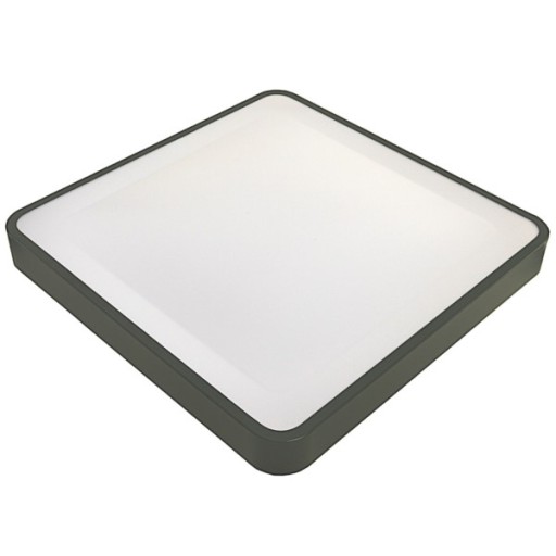 Plafon led Wilton 24W 4000K z czujnikiem mikrofalowym antracyt