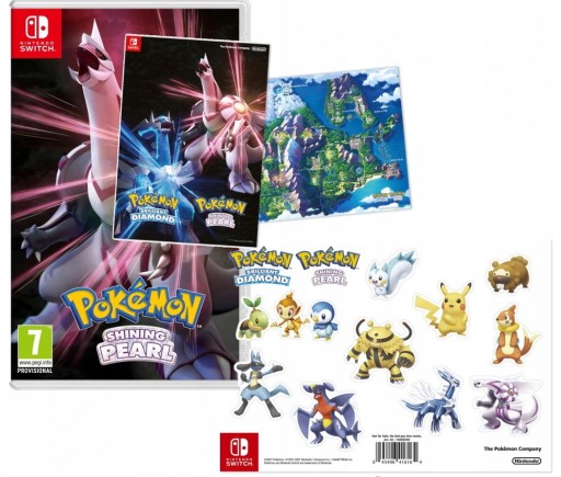 POKEMON SHINING PEARL NINTENDO SWITCH + BONUSY