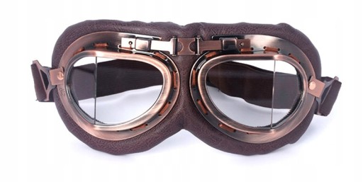 Aviator okulary motocyklowe VINTAGE