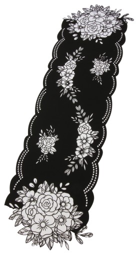 Bieżnik ażurowy wycinany laserowo 130x40cm kolory