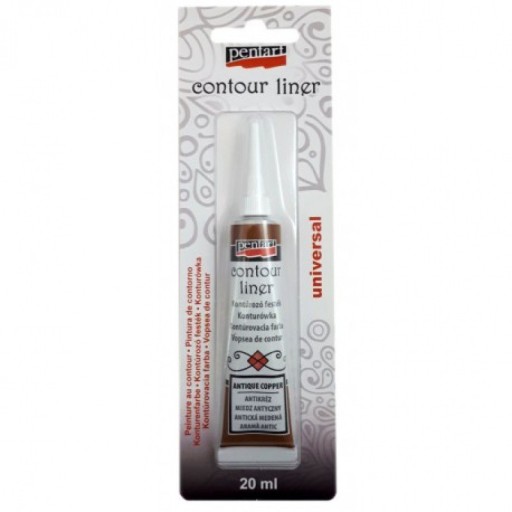 KONTURÓWKA FARBA MIEDZIANA 20ML DO DEKORACJI