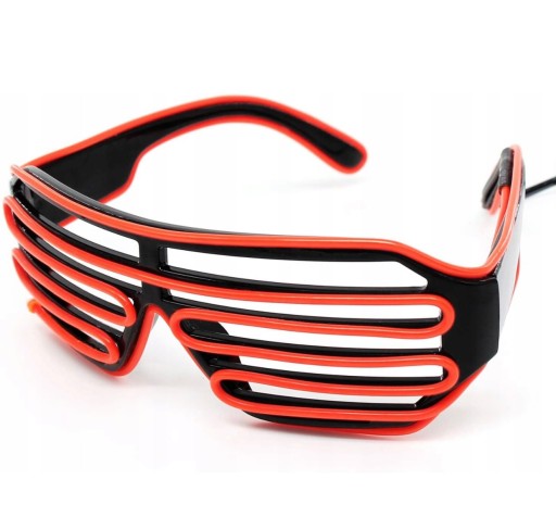 ŚWIECĄCE OKULARY na impreze imprezowe led neonowe