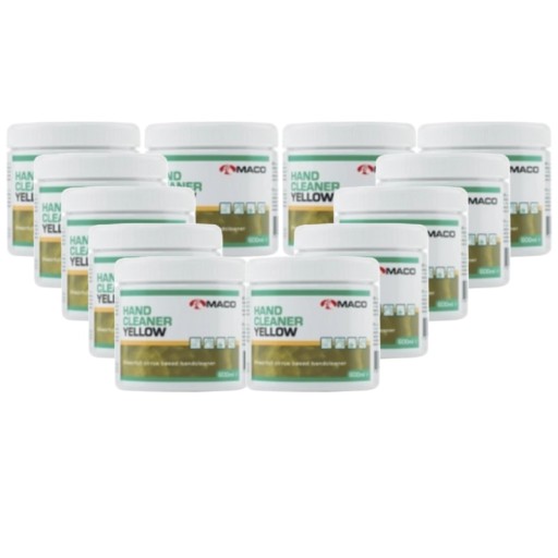 Pasta BHP Maco Handcleaner Yellow 500ml 12 sztuk