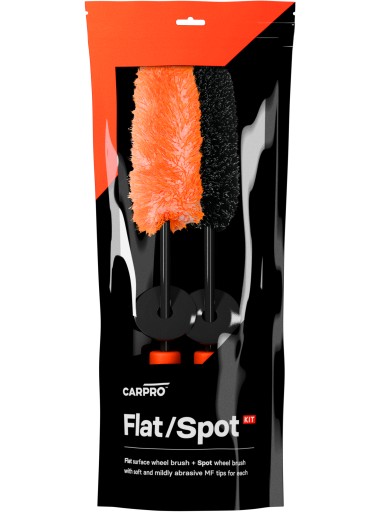 CarPro FlatSpot Wheel Brush SET 2pcs zestaw dwóch szczotek do mycia felg