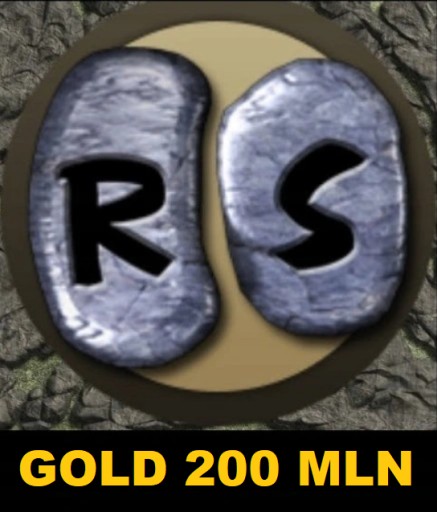 RUNESCAPE OLD SCHOOL OSRS 2007 GOLD 200 MLN ZŁOTA