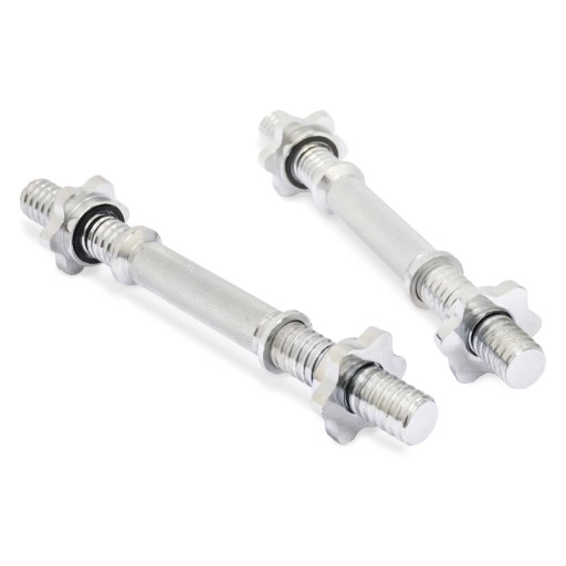 2x Gryf Krótki do Hantli 36cm 30mm + 4x Zaciski