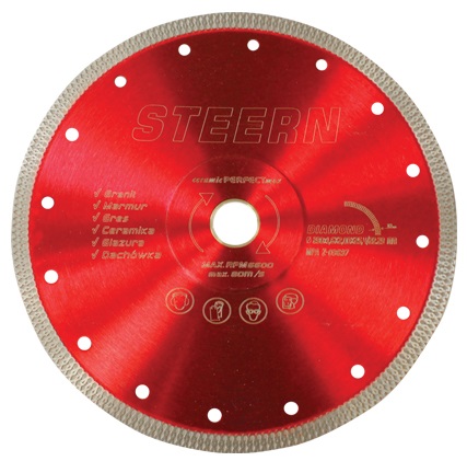 Tarcza diamentowa CERAMIC 180x1.8x25.4 mm STEERN