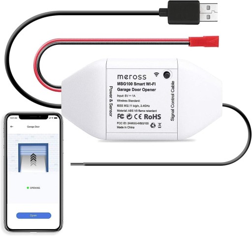 N3 Meross MSG100 sterownik bramy garażowej Wifi