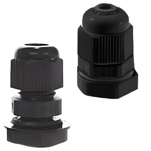 Dławik kablowy Dławnica kablowa z Gwintem PG-16B 12 - 14 mm Czarna IP68