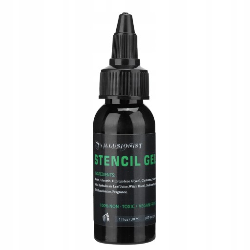 ŻEL DO TRANSFERU DO TATUAŻU NA CIAŁO AKCESORIA 30 ML