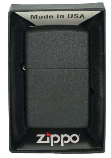 ZAPALNICZKA ZIPPO BLACK CRACKLE