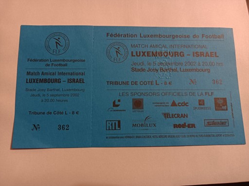 LUKSEMBURG - IZRAEL 05-09-2002