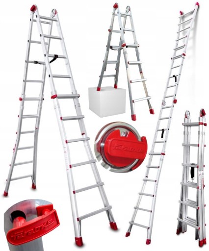 DRABINA TELESKOPOWA FARAONE SUPER TELES 2X8 150kg