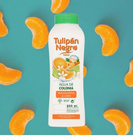 Woda kolońska Agua de colonia Mandarina& Lima 800ml Tulipan Negro