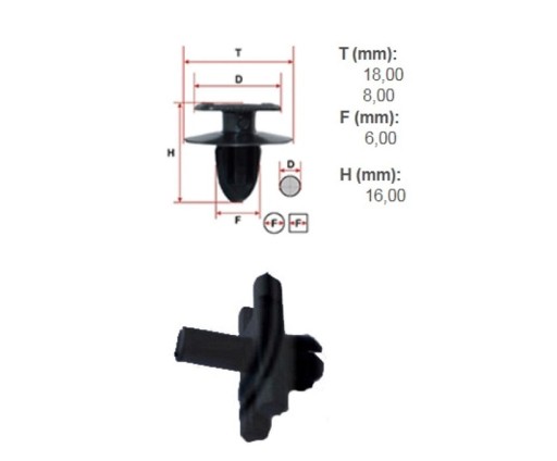SPINKA PLASTIC CLIPS 51131804205 NOWA