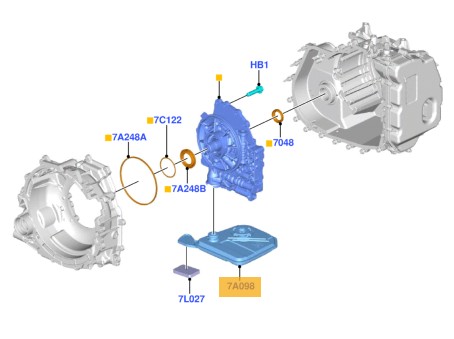 FORD filtr automatycznej skrzyni biegów