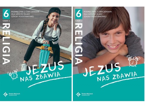KOMPLET RELIGIA Jezus nas zbawia kl.6 CZ 1 2