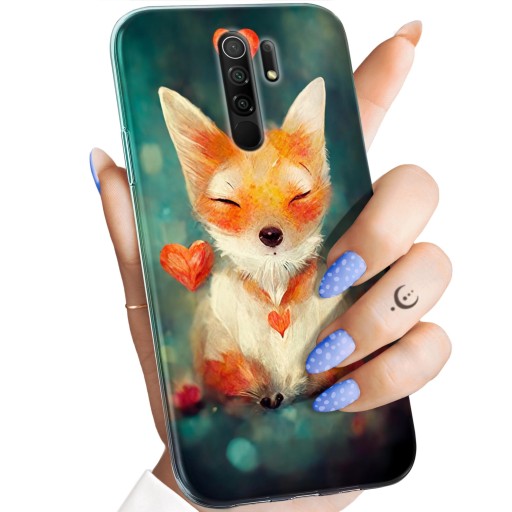ETUI DO XIAOMI REDMI 9 WZORY LISKI LISY FOX OBUDOWA POKROWIEC CASE
