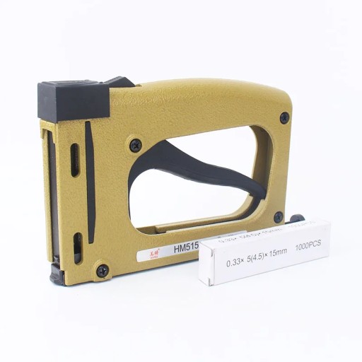 Meite HM515 Frame Gun Nailer With 1000pcs Nails Manual Flex Point Tacker Fr