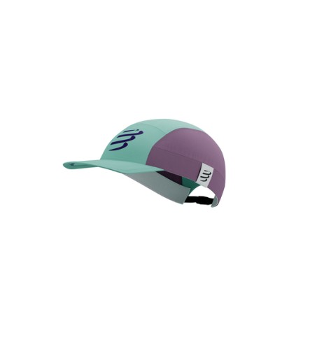COMPRESSPORT Czapka biegowa 5 PANEL LIGHT CAP Shell Blue/Grape