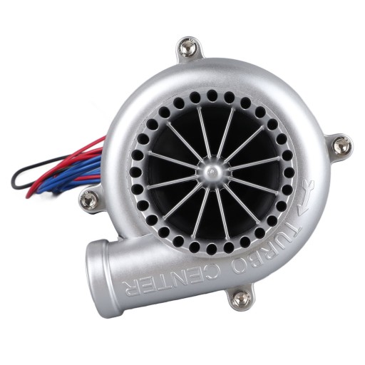 Symulator zaworu wydmuchowego Turbo 12V srebrny