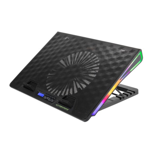 PODSTAWKA PODKŁADKA CHŁODZĄCA POD LAPTOP LAPTOPA 15.6' GAMING LED RGB ALIZE