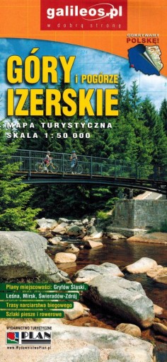 GÓRY I POGÓRZE IZERSKIE MAPA TURYSTYCZNA GALILEOS