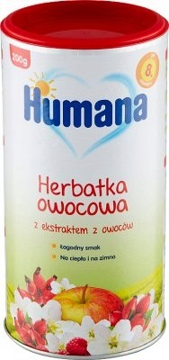 HUMANA Herbatka Owocowa po 8 miesiącu 200 g