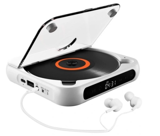 PRZENOŚNY ODTWARZACZ CD MP3 Bluetooth USB