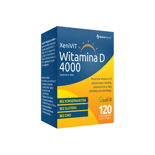 NATURALNA WIT D W OLEJU XENIVIT D4000 120kp Xenico