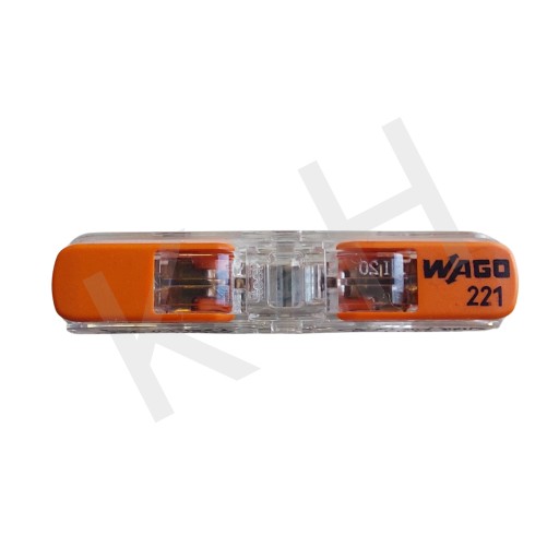Złączka instalacyjna przelotowa 2x0,2-4mm WAGO 221-2411